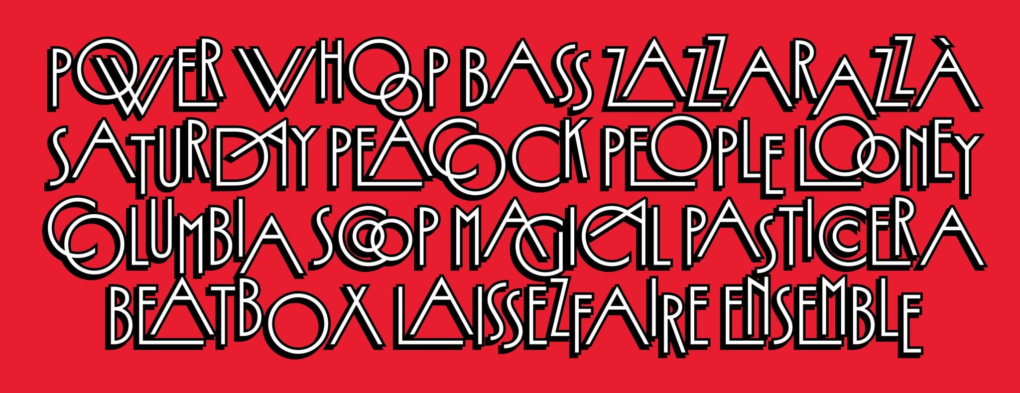 Nested Letters Signs Swordfish - Cast Type Foundry